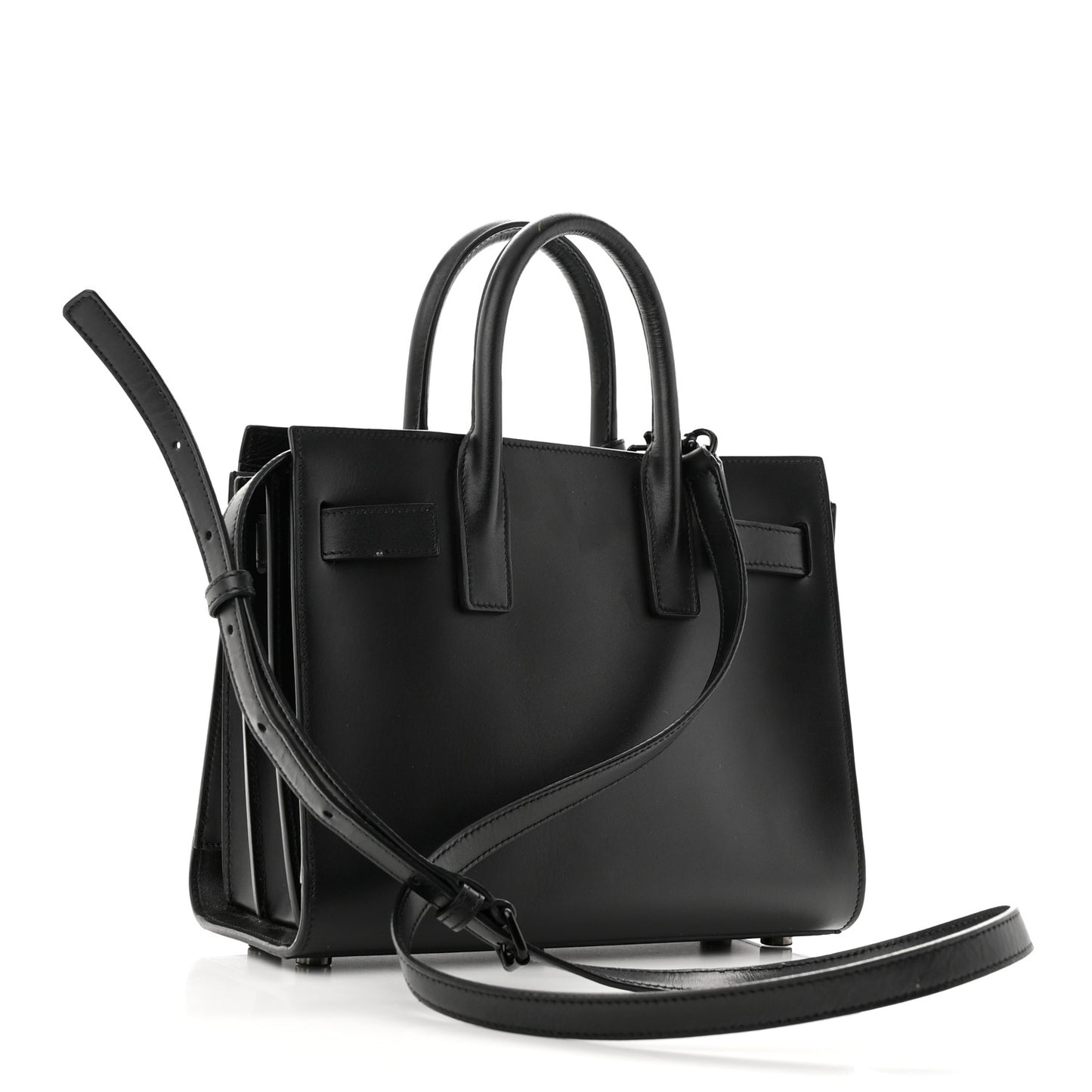Calfskin Nano Sac De Jour Black