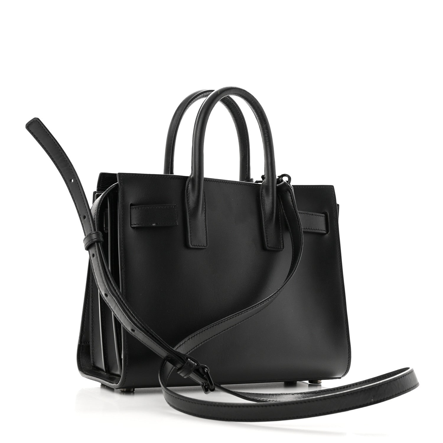 Saint Laurent Calfskin Nano Sac De Jour Black 3 of 15