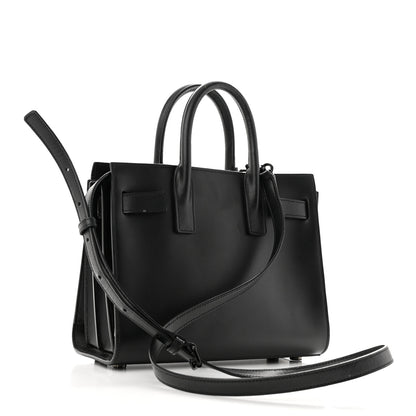 Saint Laurent Calfskin Nano Sac De Jour Black 3 of 15
