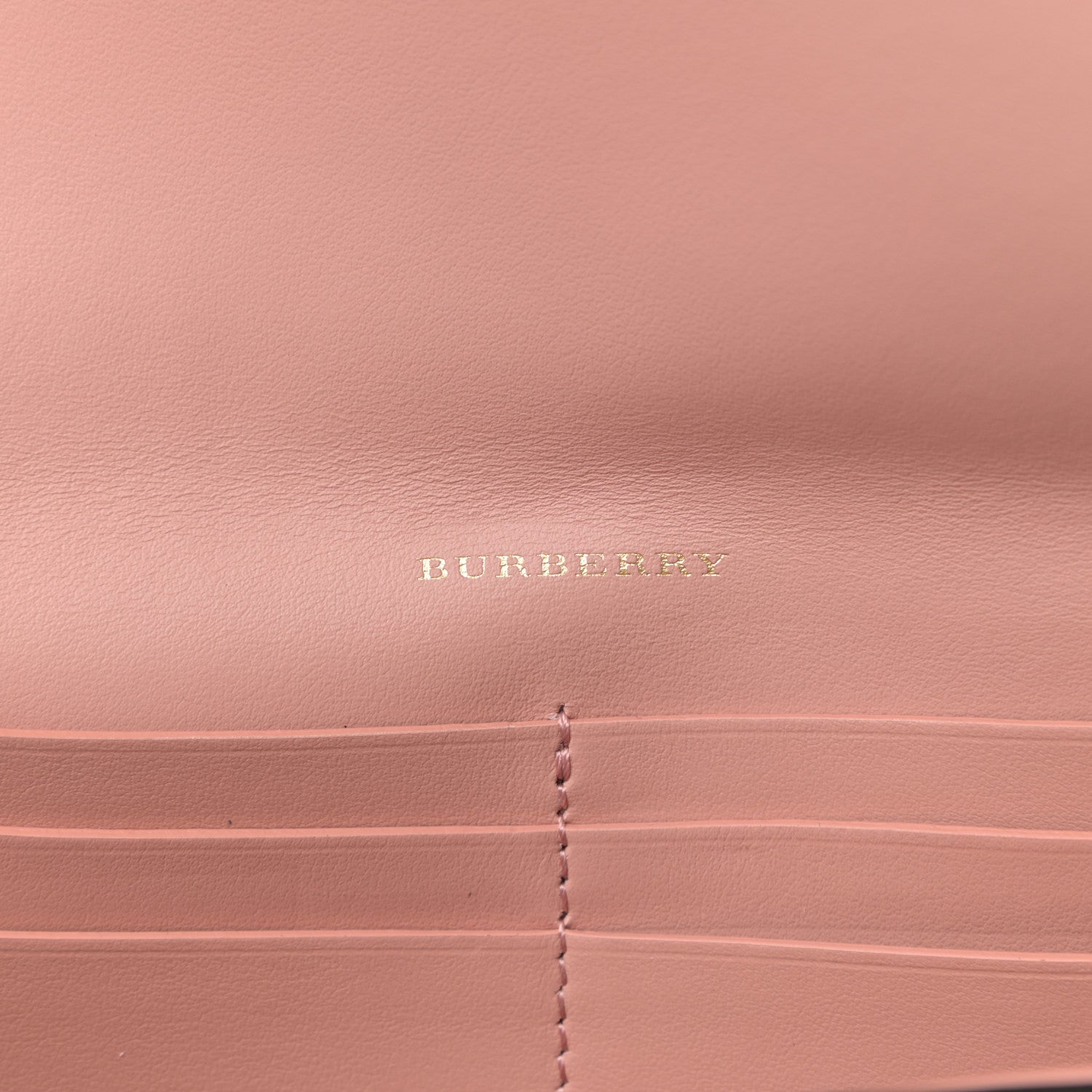Burberry Grained Calfskin EKD Hollee Wallet Light Camel 6 of 6