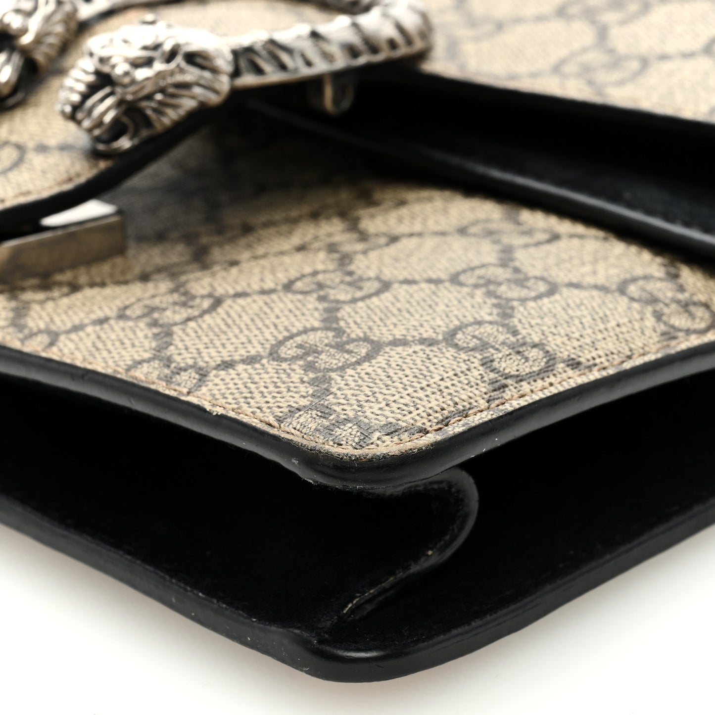 GG Supreme Monogram Mini Dionysus Shoulder Bag Black