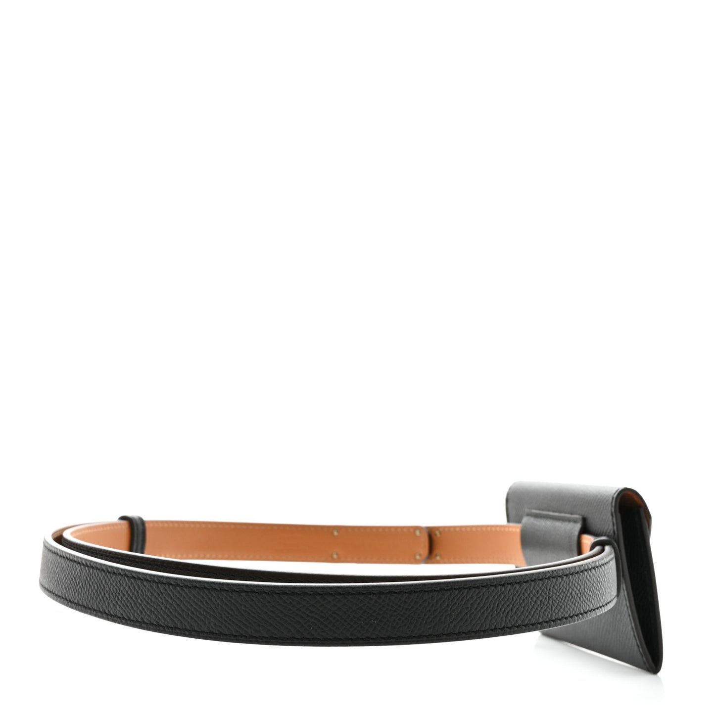 Epsom Kelly Pocket Belt Black