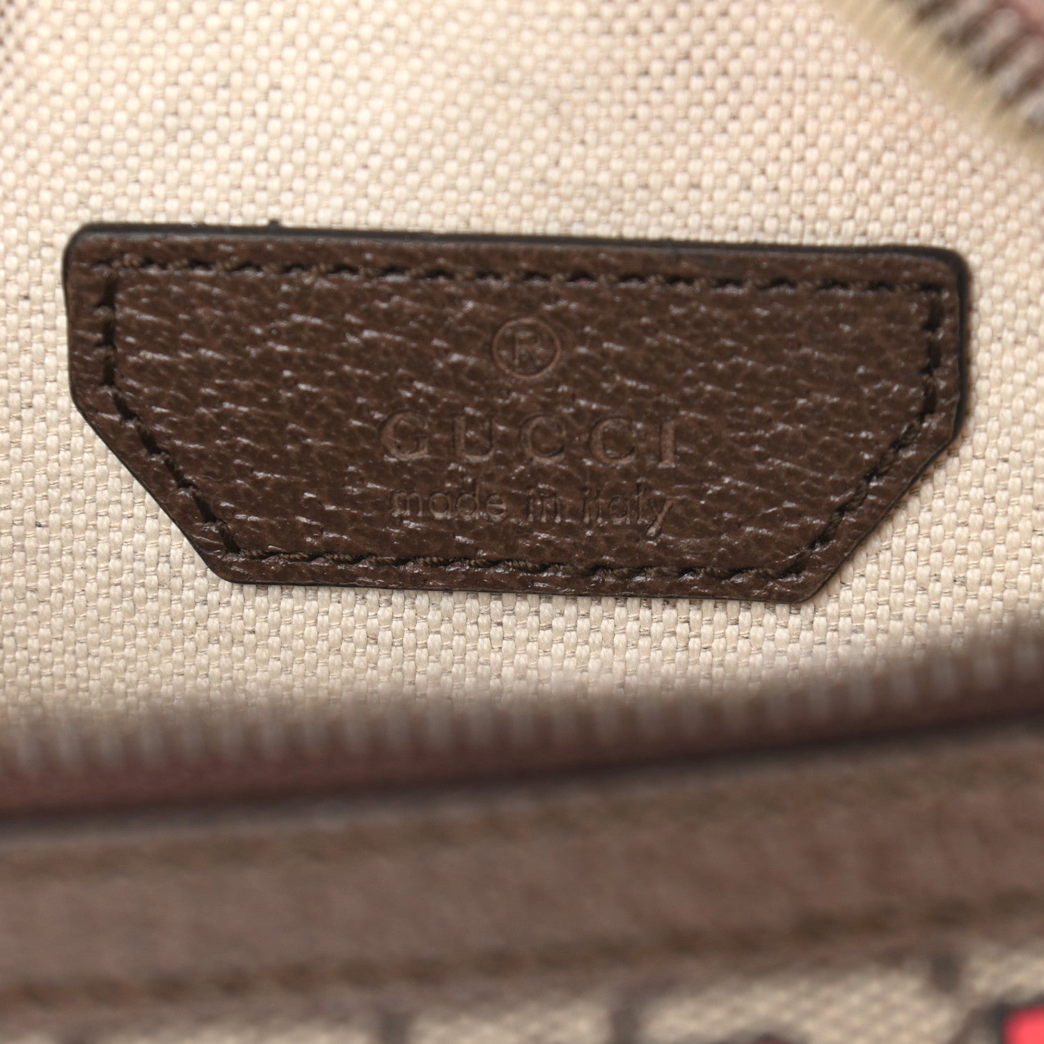 Gucci GG Supreme Monogram Textured Dollar Calfskin Gucci Tiger Belt Bag Beige Ebony Lobster Red New Shamarock New Acero 6 of 10