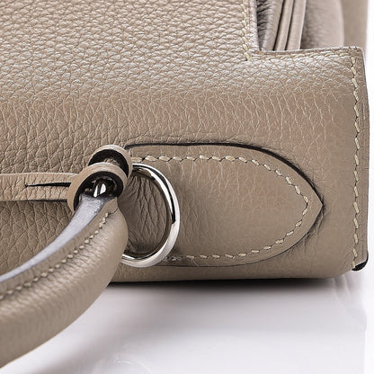 Hermes Taurillon Clemence Kelly Retourne 28 Gris Tourterelle 11 of 27