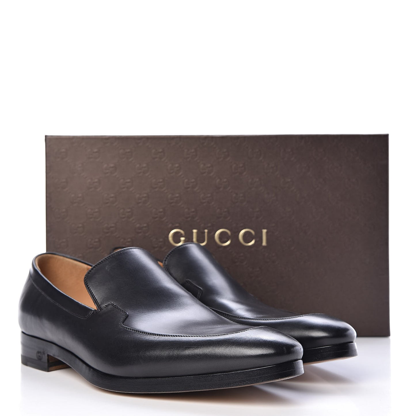 Calfskin Mens Hyland Loafer 7.5 Black