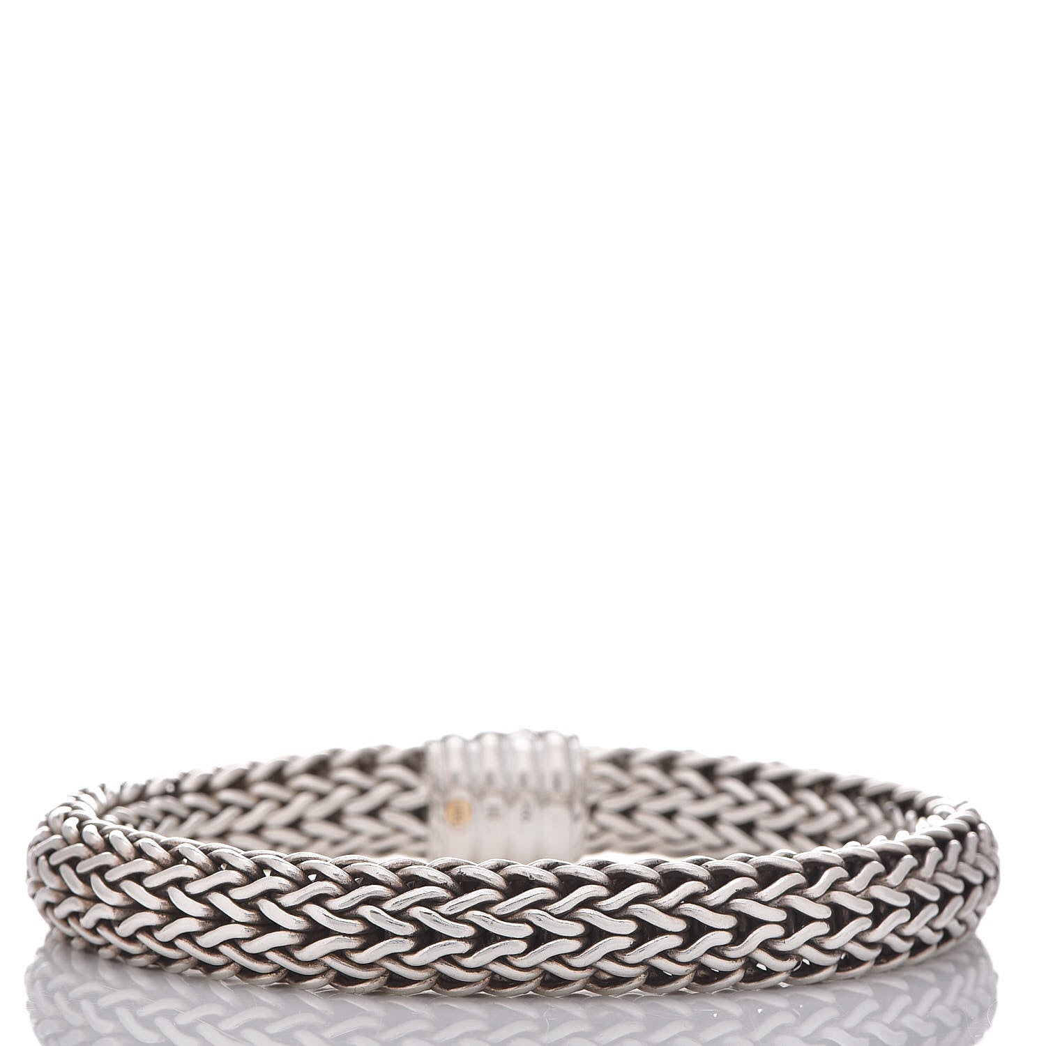 John Hardy Sterling Silver 18K Yellow Gold 11mm Classic Chain Bracelet 3 of 6