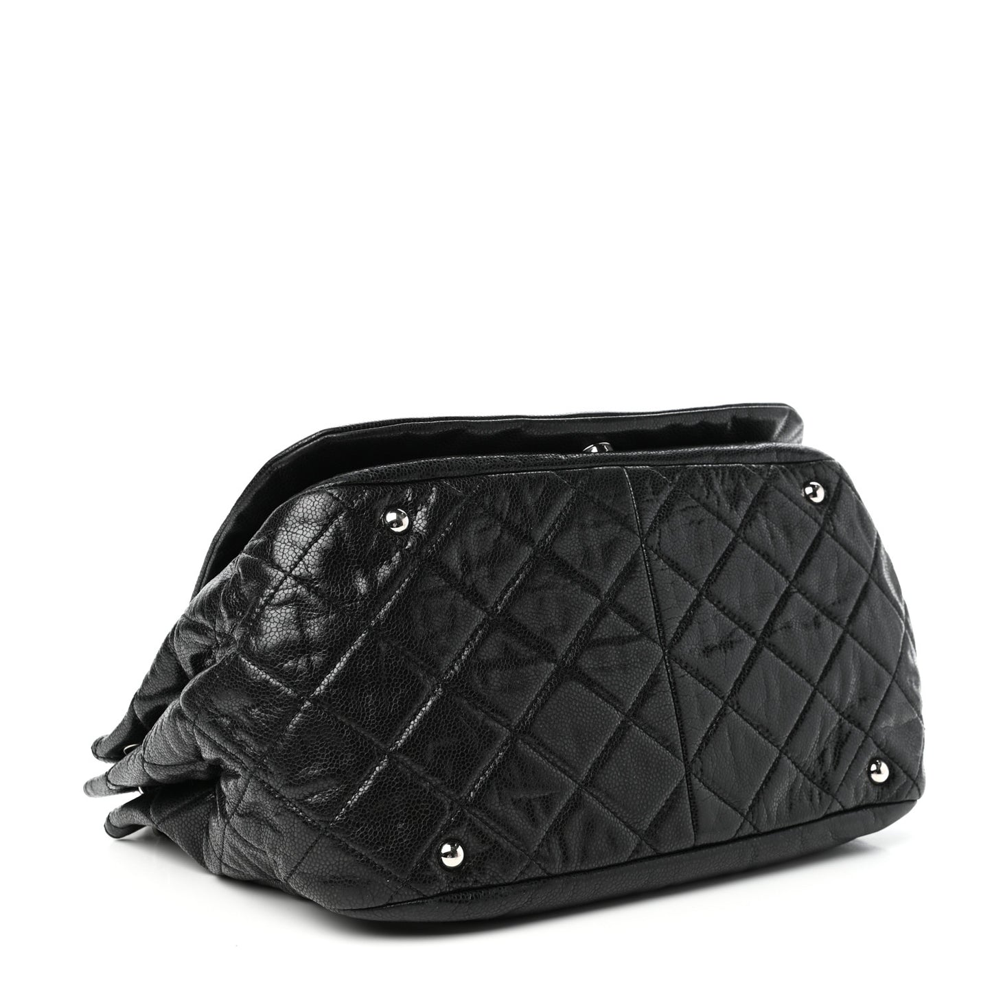 Caviar Timeless CC Accordion Flap Black