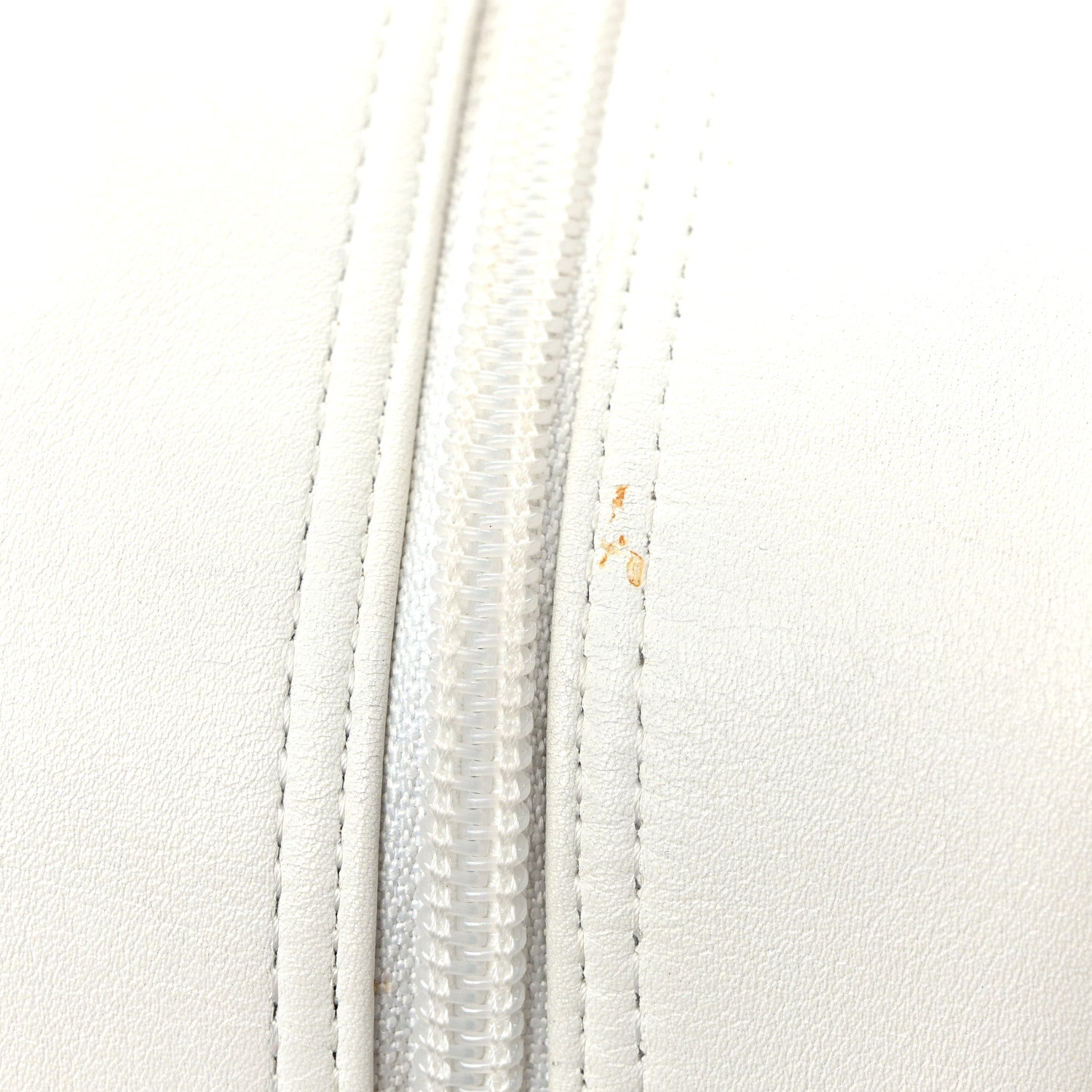 Chanel Calfskin Python Quilted Large Cambon Bowler White 12 of 12