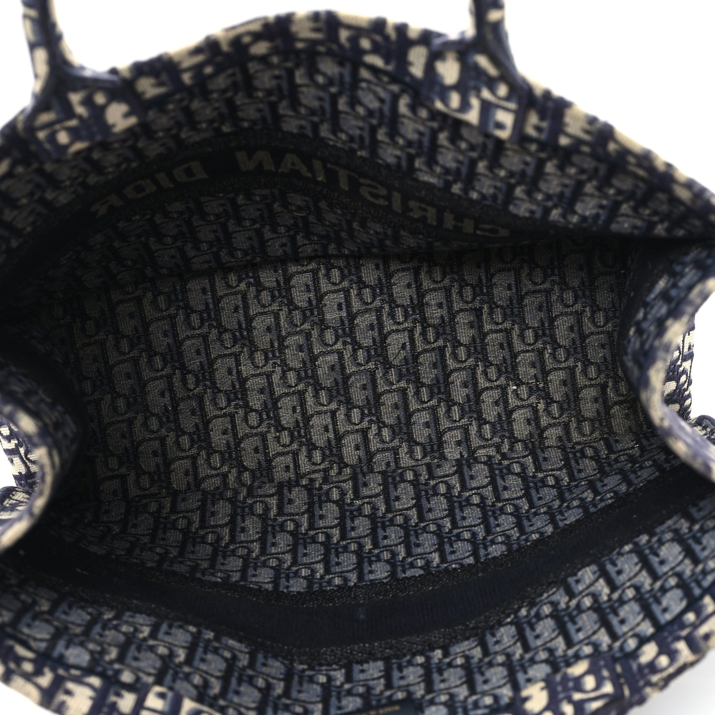 Oblique Large Book Tote Blue Multicolor