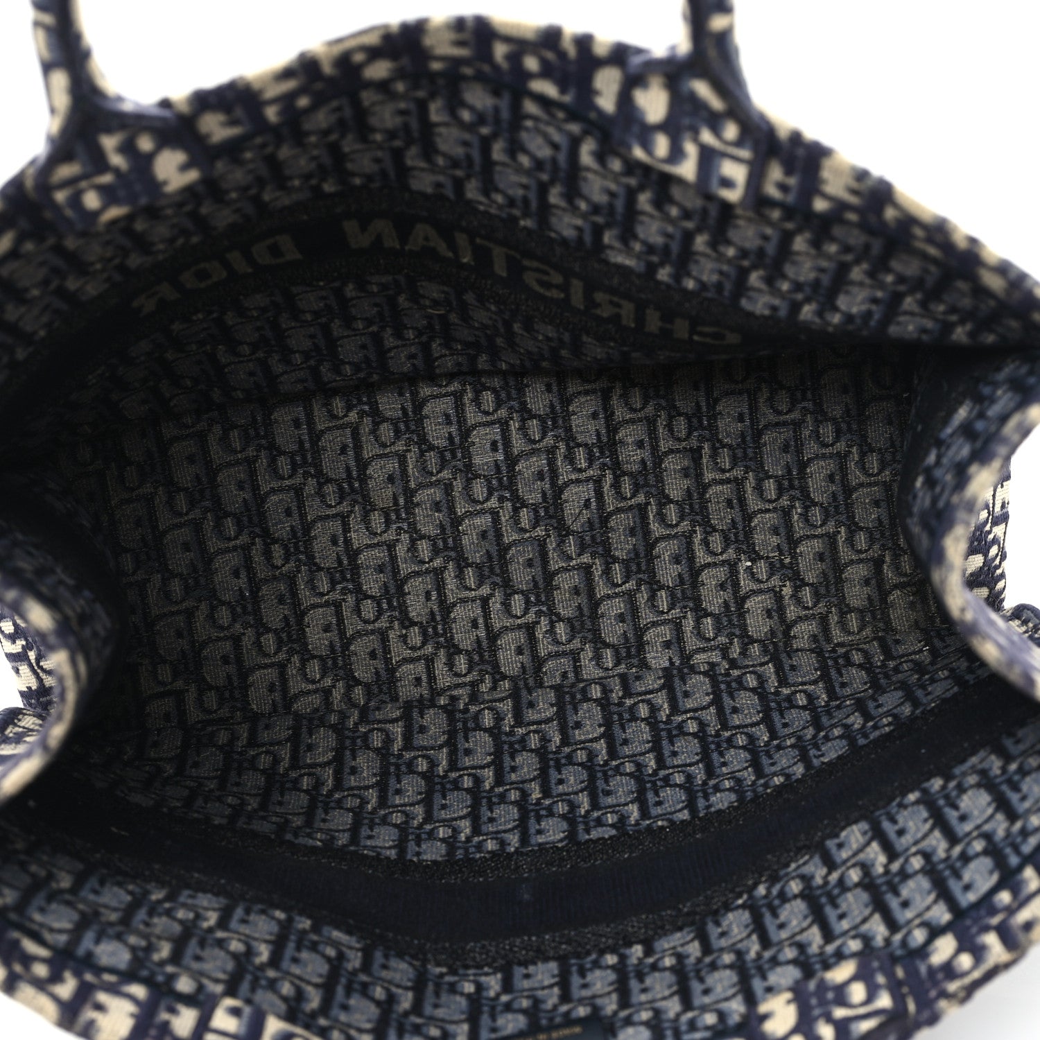Christian Dior Oblique Large Book Tote Blue Multicolor 5 of 14