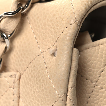 Chanel Caviar Quilted Mini Rectangular Flap Light Beige 13 of 13