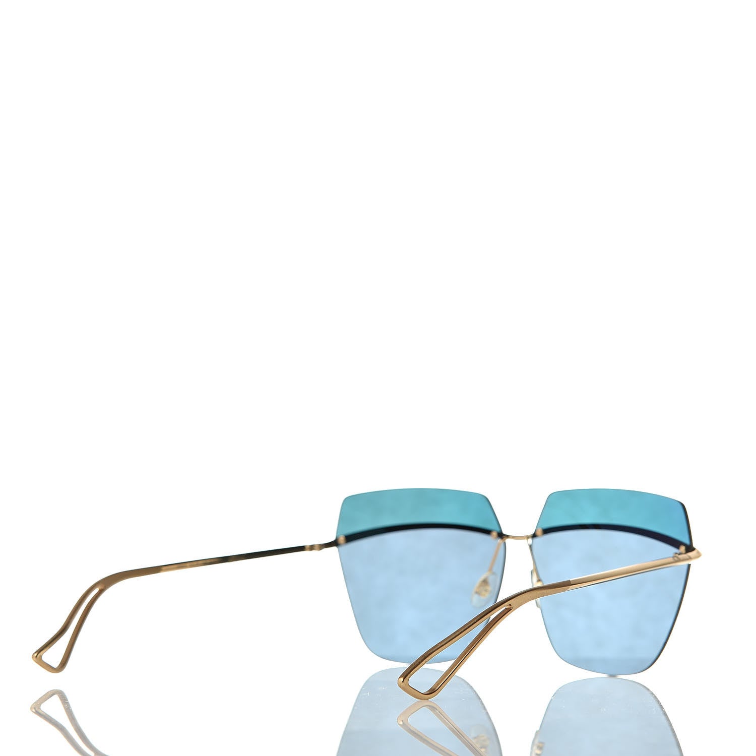 Christian Dior Metal DiorMetallic Sunglasses Orange Blue 4 of 9