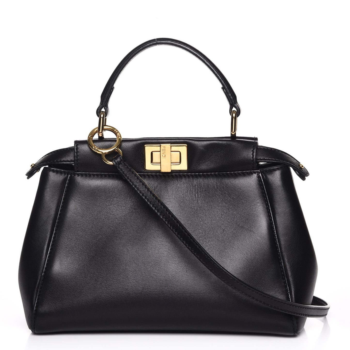 Nappa Mini Peekaboo Iconic Satchel Black