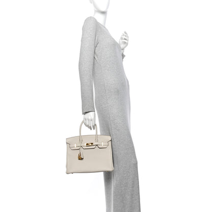 Hermes Togo BIRKIN 30 Beton 2 of 13