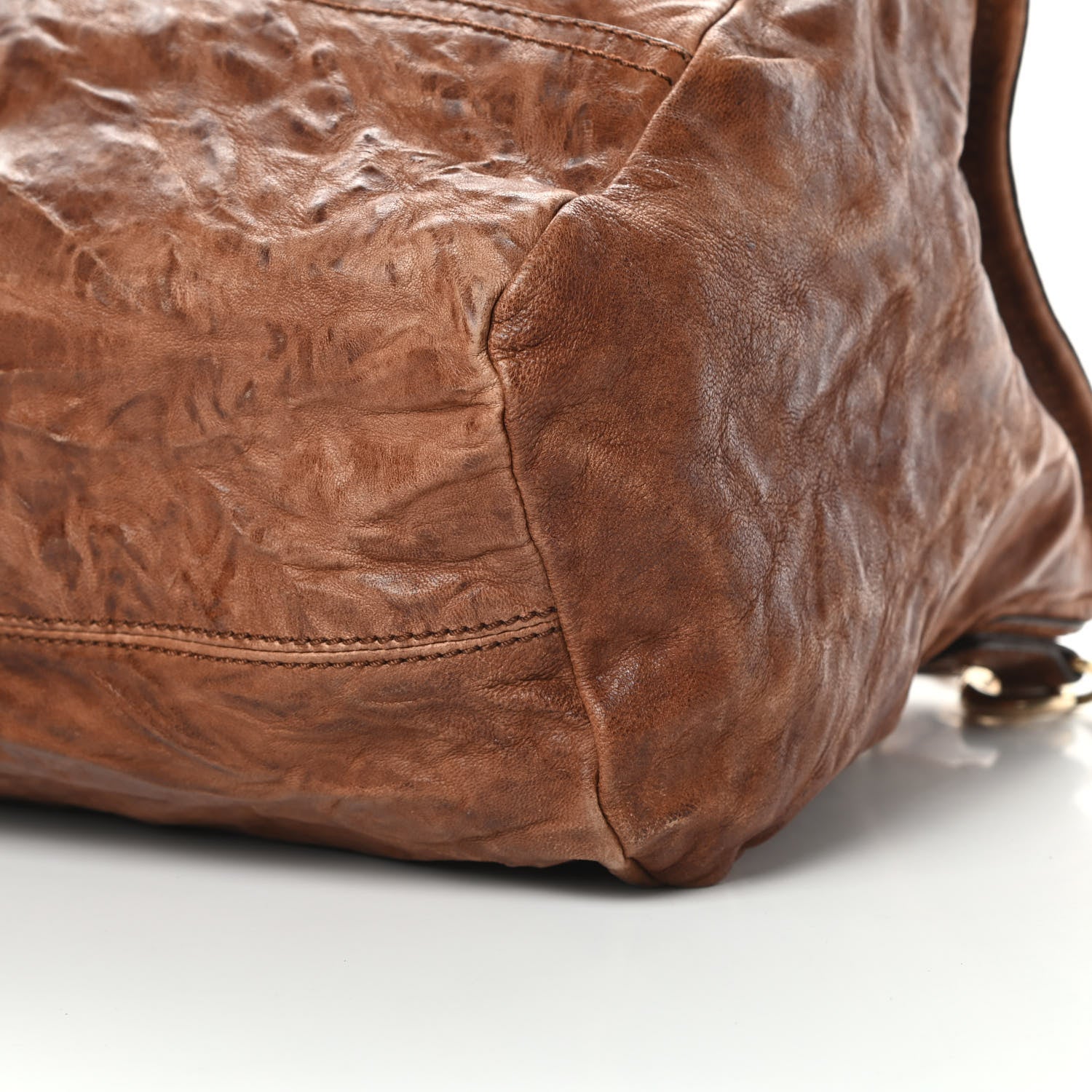 Givenchy Tumbled Sheepskin Large Pandora Brown 10 of 14