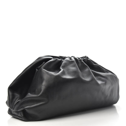 Bottega Veneta Smooth Butter Calf The Pouch Oversized Clutch Black 3 of 9