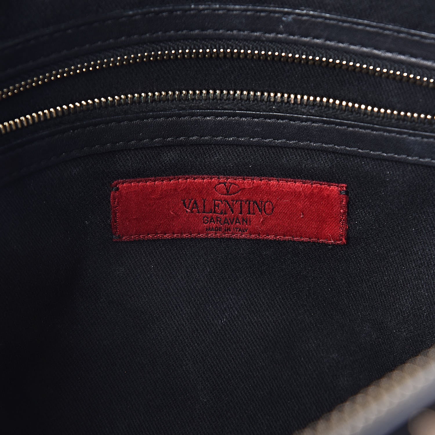Valentino Garavani Vitello Rockstud Dome Shopper Black 6 of 11
