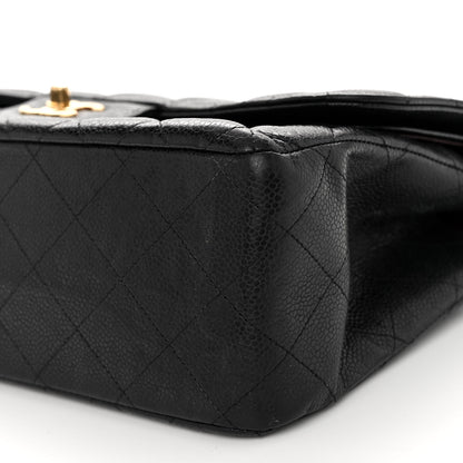 Chanel Caviar Quilted Jumbo Double Flap Black 9 of 13