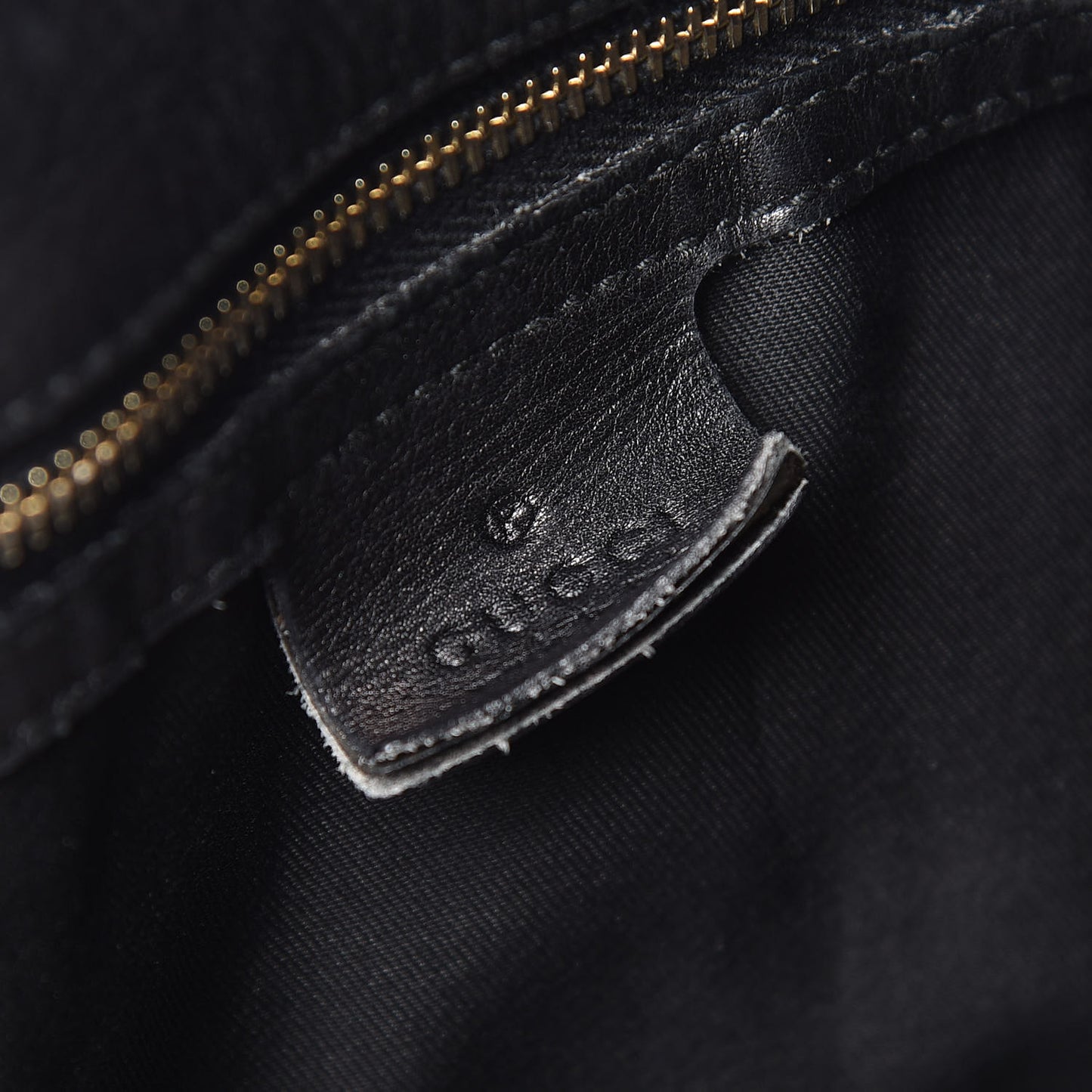 Calfskin Large Horsebit Chain Hobo Black