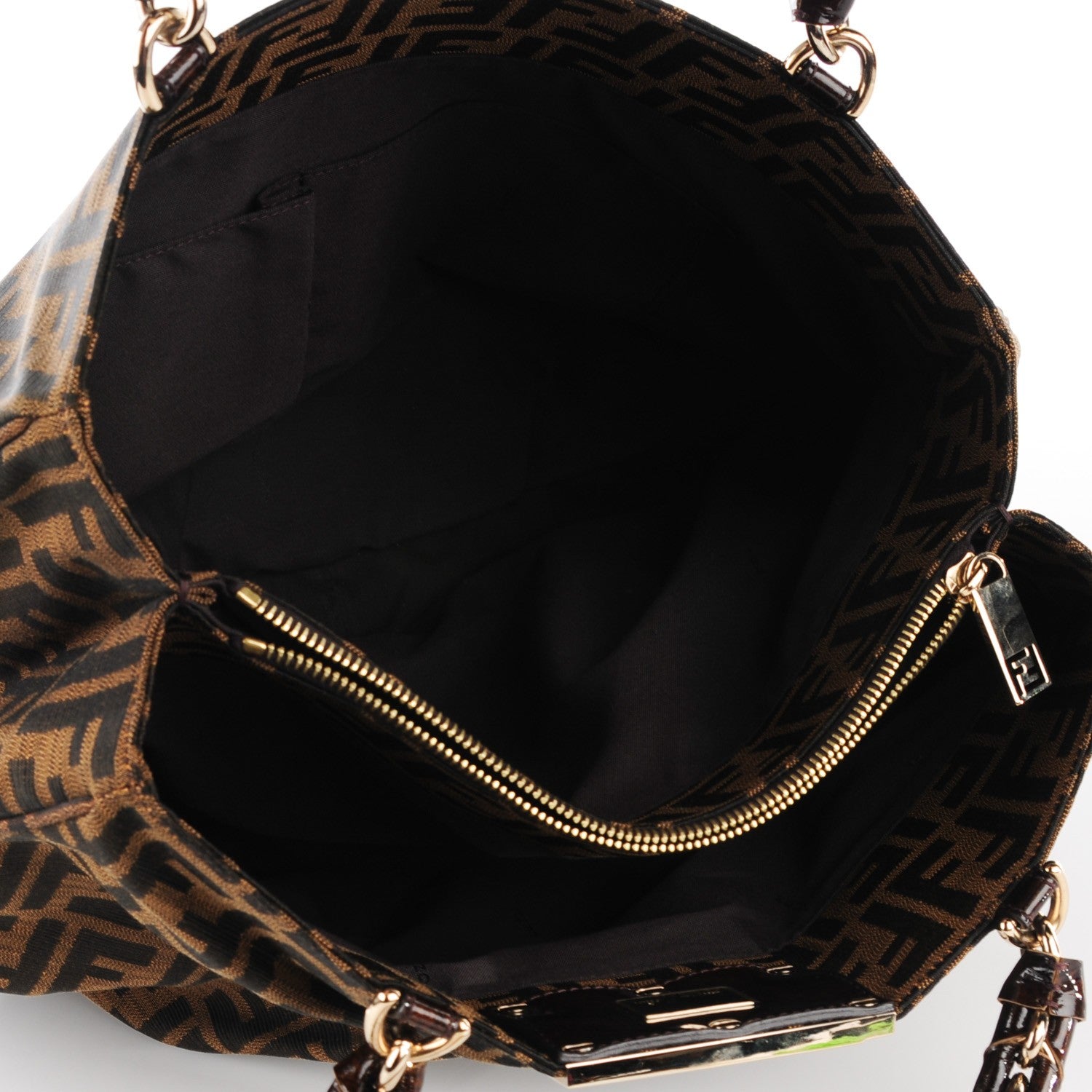 Fendi Zucca Mia Tote Tobacco 5 of 9