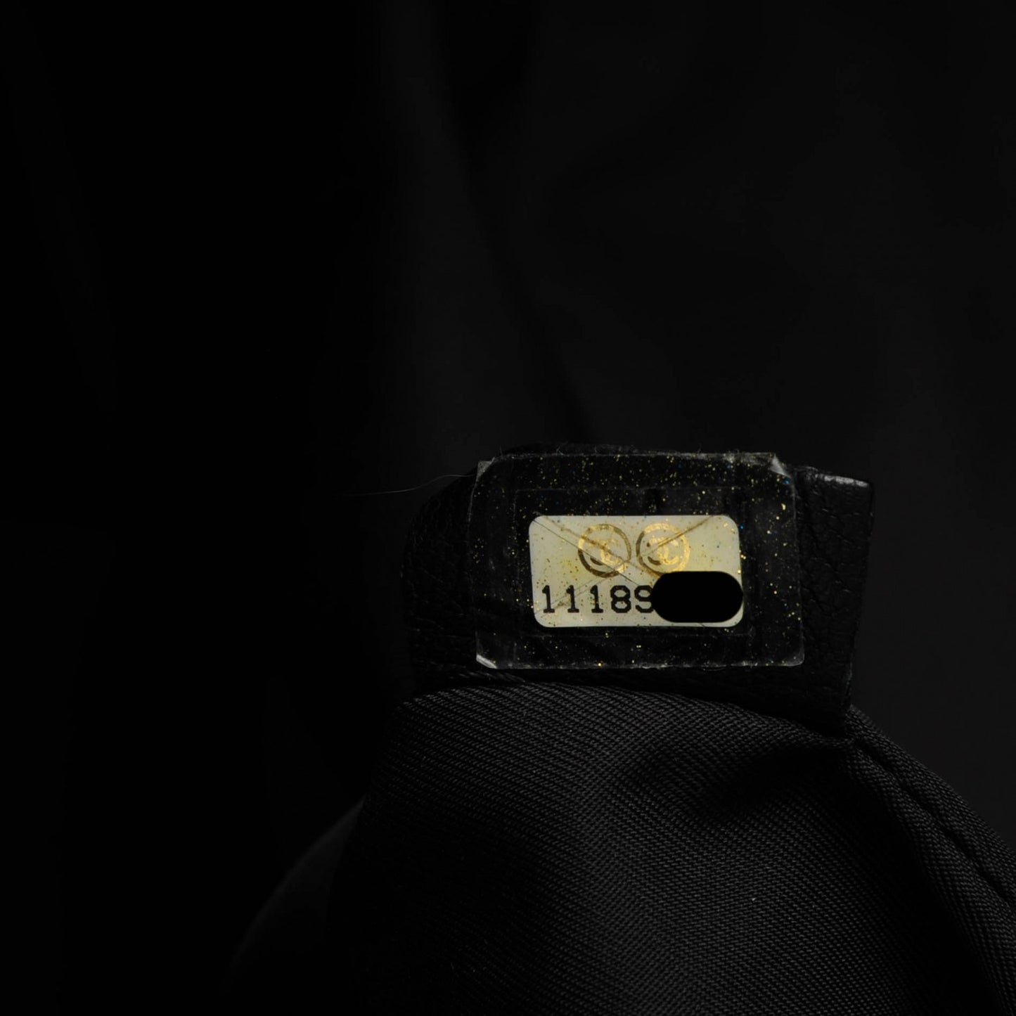 Coated Canvas Large Paris Biarritz Tote Black