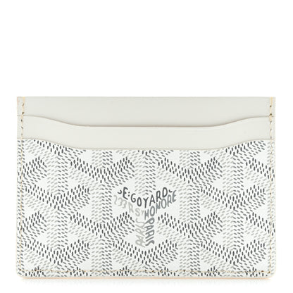 Goyard Goyardine Saint Sulpice Card Holder White 1 of 7