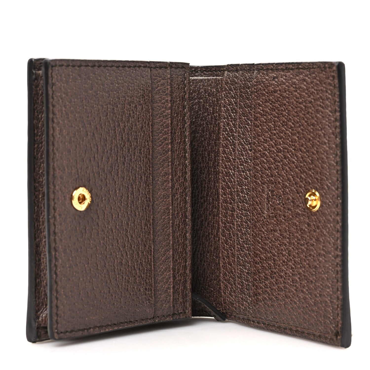 Gucci GG Supreme Monogram Web Ophidia Card Case Beige New Acero 4 of 6