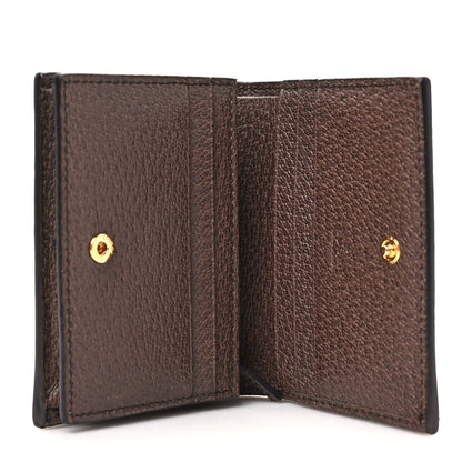 Gucci GG Supreme Monogram Web Ophidia Card Case Beige New Acero 4 of 6