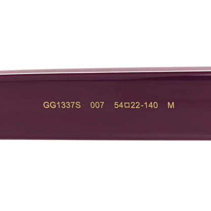 Gucci Acetate Square Frame Sunglasses GG1337S Purple 6 of 7