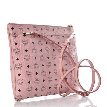 MCM Visetos Medium Crossbody Pouch Soft Pink 3 of 9
