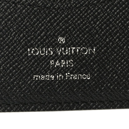 Louis Vuitton Taiga Slender Wallet Black 6 of 7