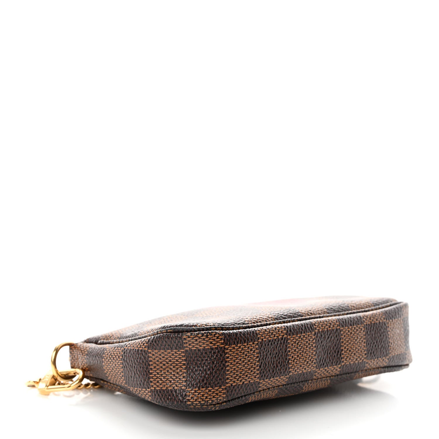 Louis Vuitton Damier Ebene Complice Trunks and Bags Mini Pochette Accessories Red 4 of 9