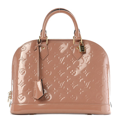 Louis Vuitton Vernis Alma PM Rose Velours 1 of 8