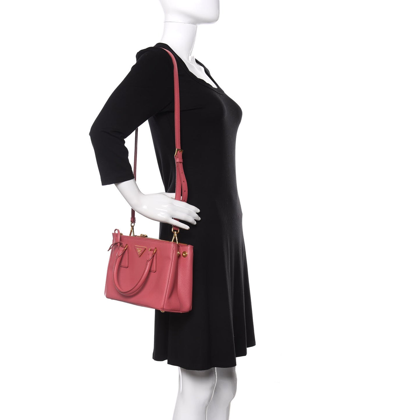 Saffiano Mini Galleria Double Zip Tote Tamaris