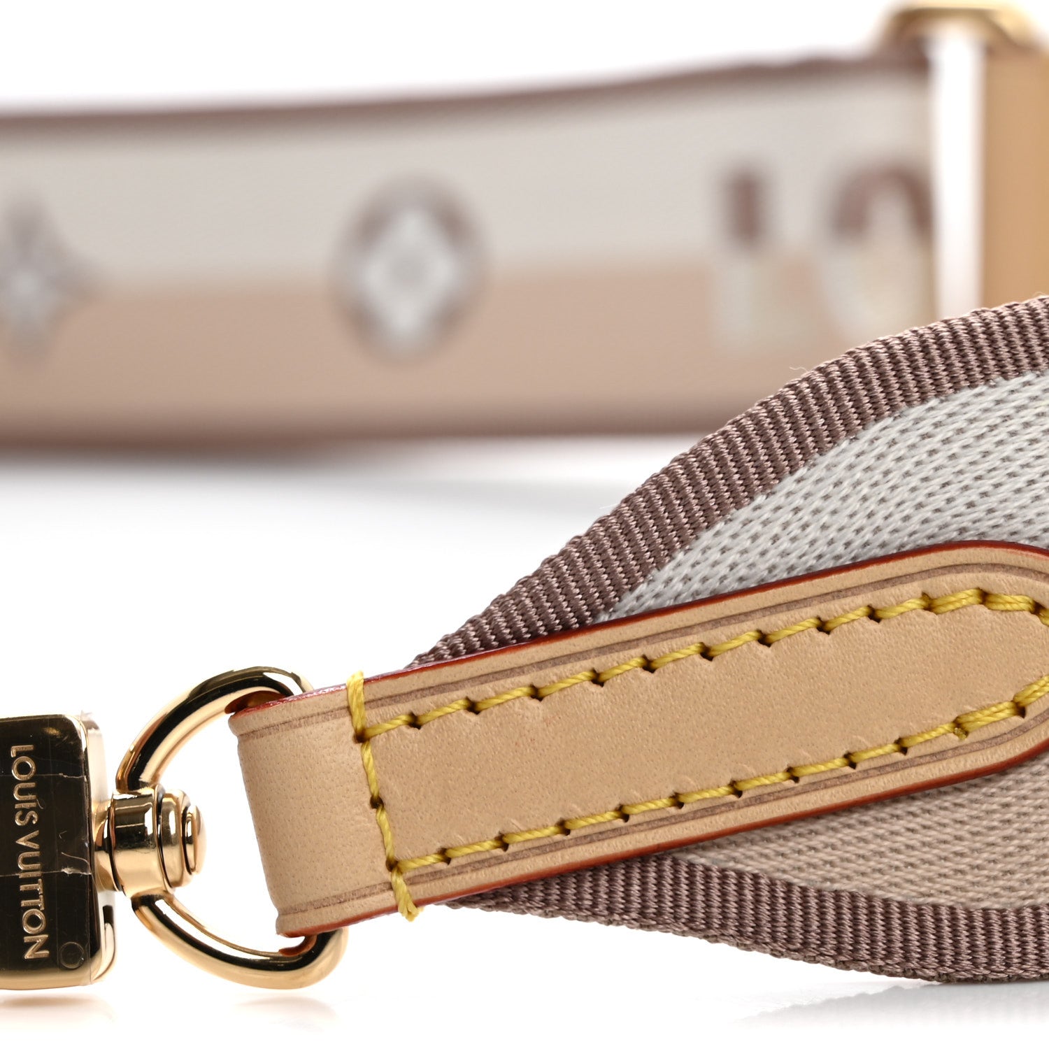 Louis Vuitton Jacquard Speedy Bandouliere 20 Shoulder Strap Beige 7 of 11