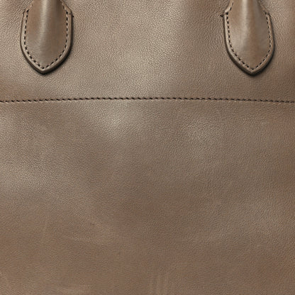 The Row Polished Saddle Calfskin Soft Margaux 12 Mouse Grey 7 of 10