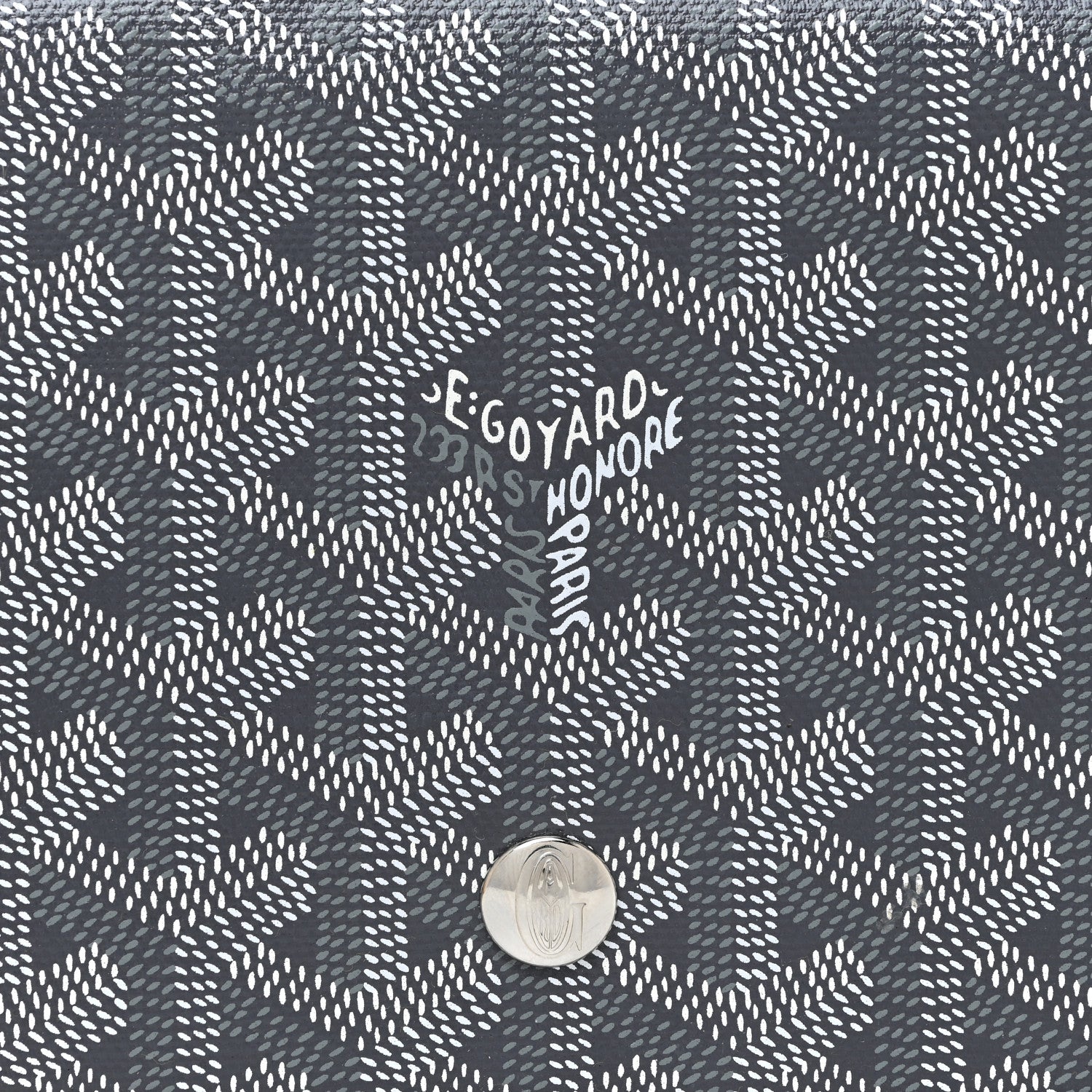 Goyard Goyardine Plumet Wallet Clutch Grey 7 of 9