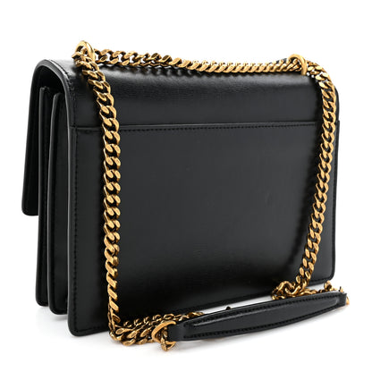 Saint Laurent Calfskin Medium Monogram Sunset Black 3 of 17