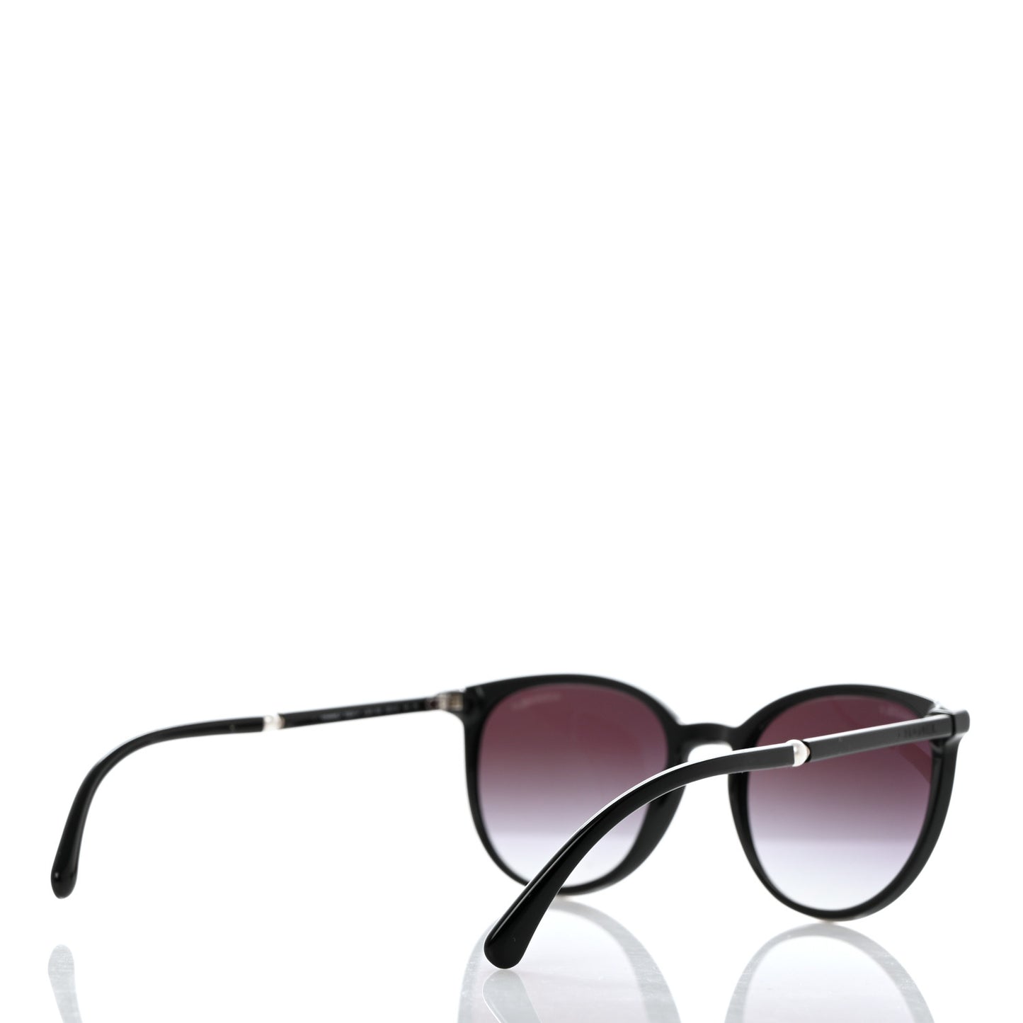 Acetate Butterfly Pearl Sunglasses 5394-H Black