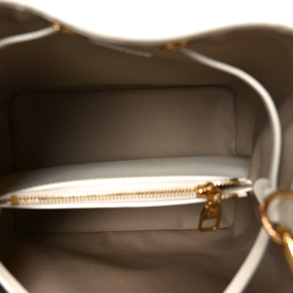Louis Vuitton Cotton Monogram Embroidered Neonoe MM Beige White 5 of 10