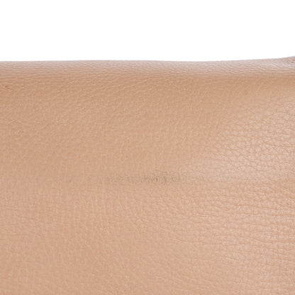 Valentino Garavani Pebbled Calfskin Rockstud Accordion Shoulder Flap Beige 2 of 10