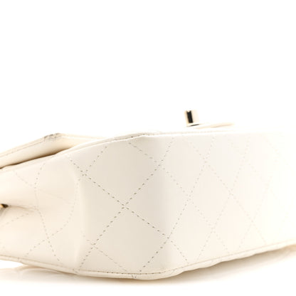 Chanel Lambskin Quilted Mini Rectangular Flap White 6 of 13