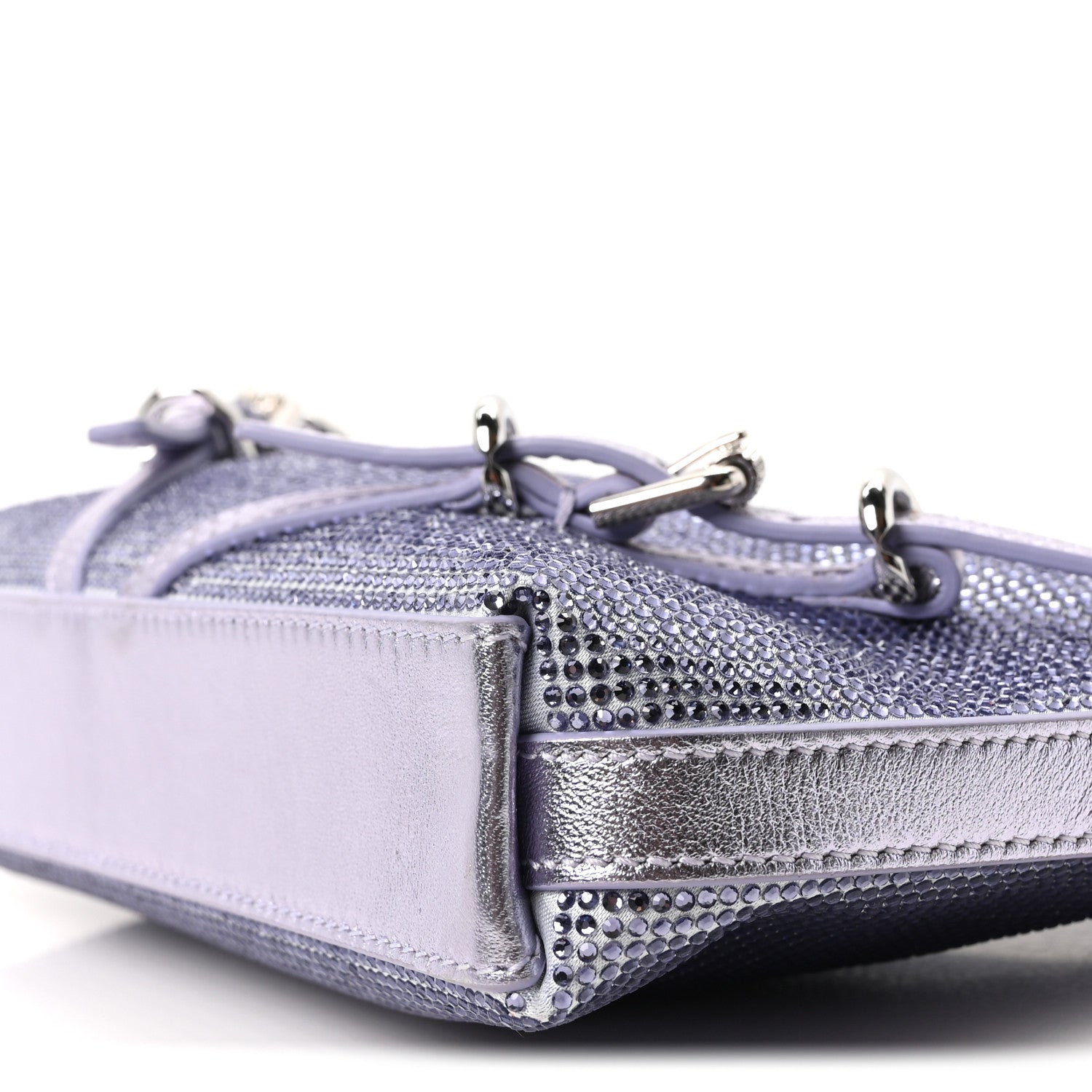 Givenchy Satin Strass Mini Voyou Boyfriend Party Bag Lavender 18 of 19
