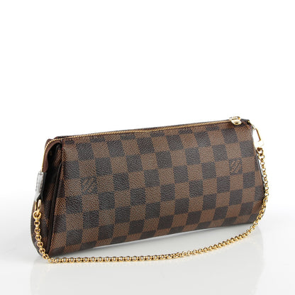 Louis Vuitton Damier Ebene Eva Clutch 3 of 8