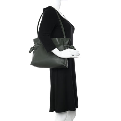 Loewe Nappa Flamenco Knot Clutch Vintage Khaki 2 of 10