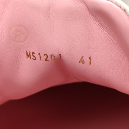 Louis Vuitton Calfskin Time Out Bow Sneakers 41 White Pink 8 of 8