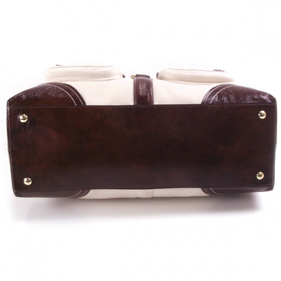 COACHCanvasDAPHNETotePurseBagIvory6677