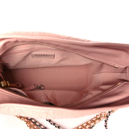 Chanel Aged Calfskin Quilted Medium Gabrielle Hobo Pink 5 of 9