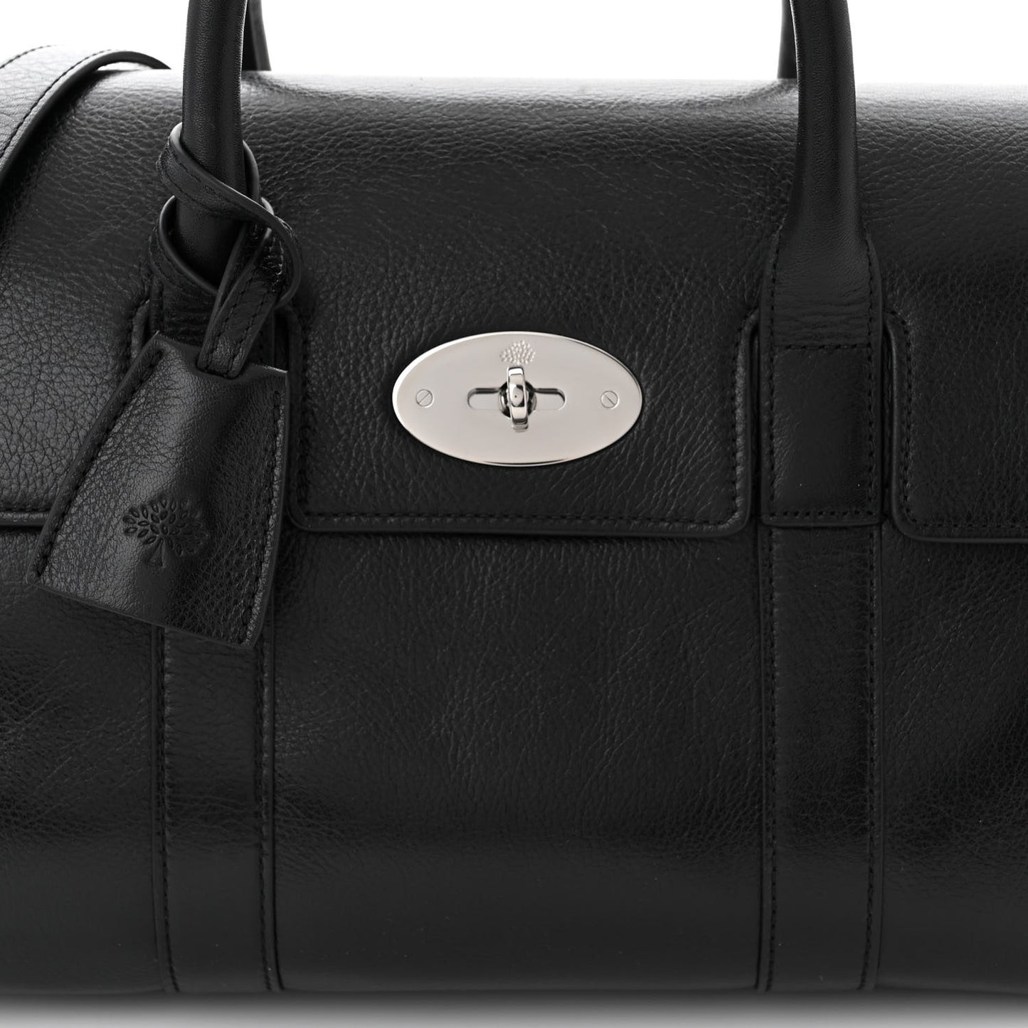 Natural Vegetable Tanned Small Bayswater Black