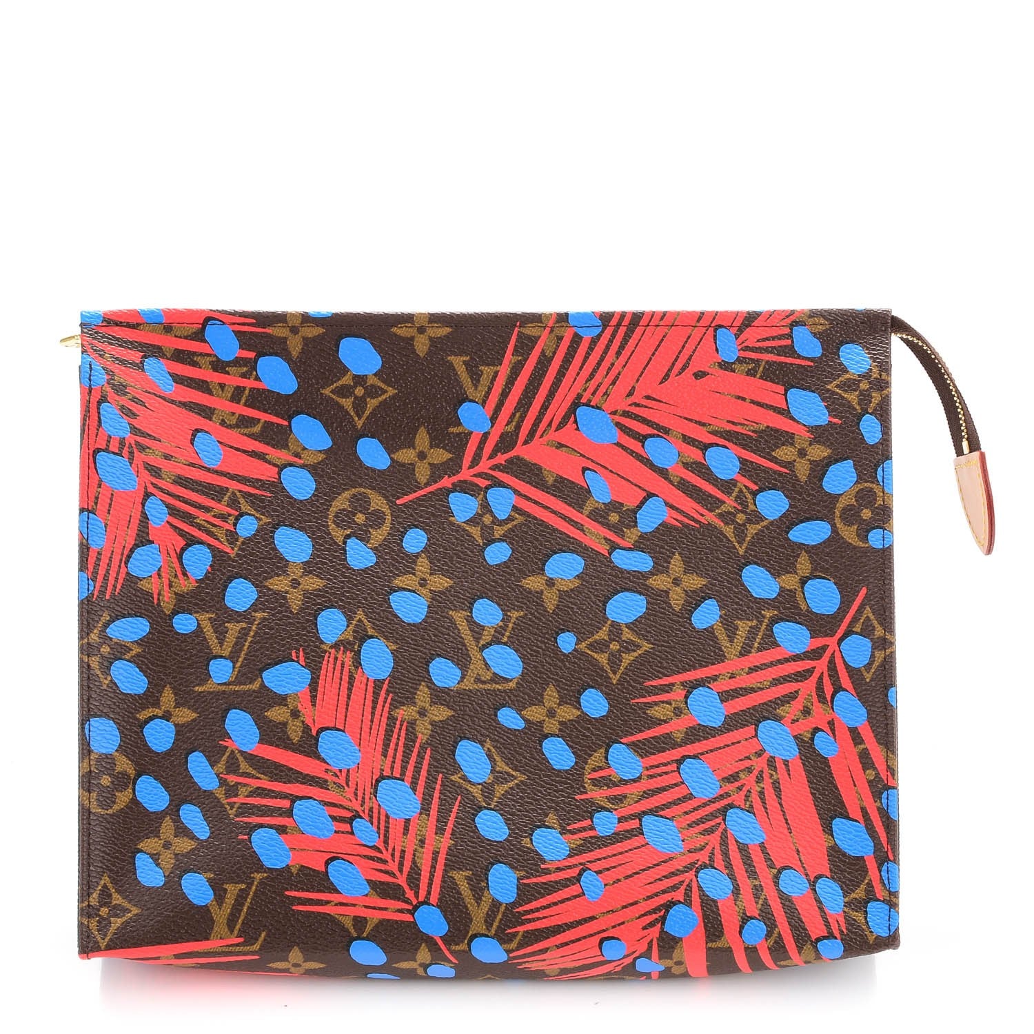 Louis Vuitton Monogram Jungle Dots Toiletry Pouch 26 Coquelicot Denim 1 of 7